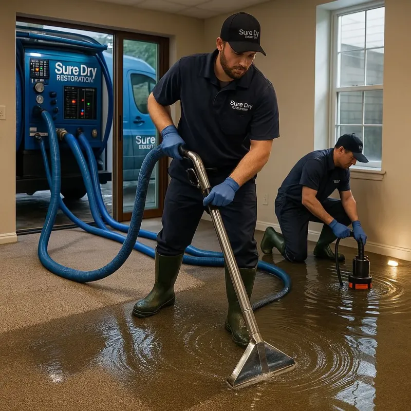 Water Extraction and Removal process in North Massapequa, NY